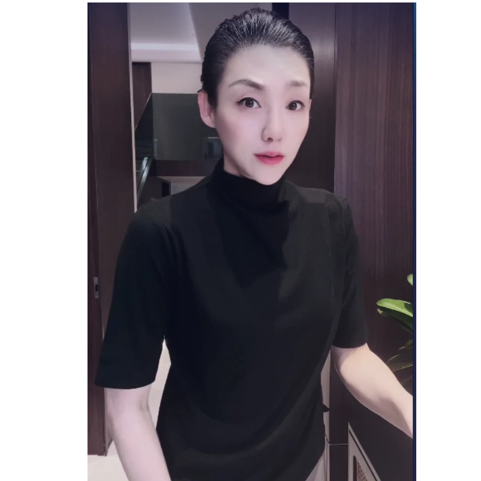 伊斯曼醋酸 双色短袖 TX0122
