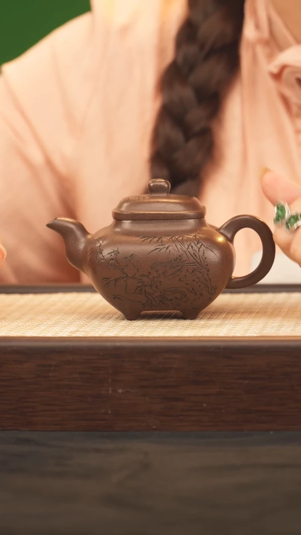 茶壶紫砂0520030424传炉 黑星土