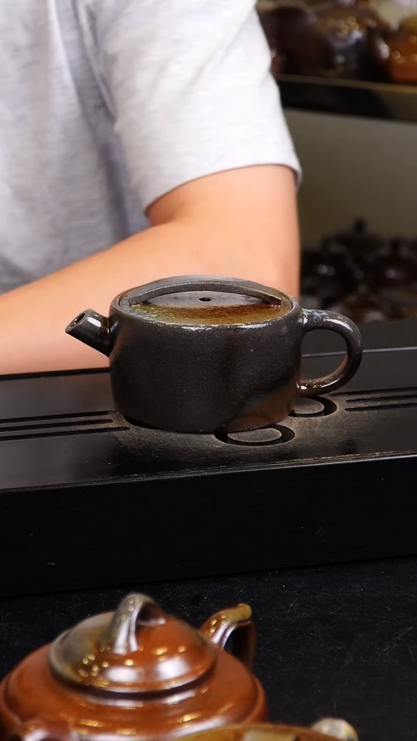 茶壶紫砂宜兴紫砂柴烧