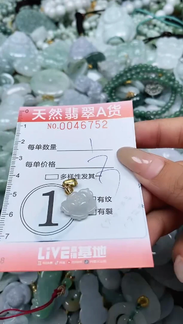 翡翠未镶嵌颈饰闪购0046752