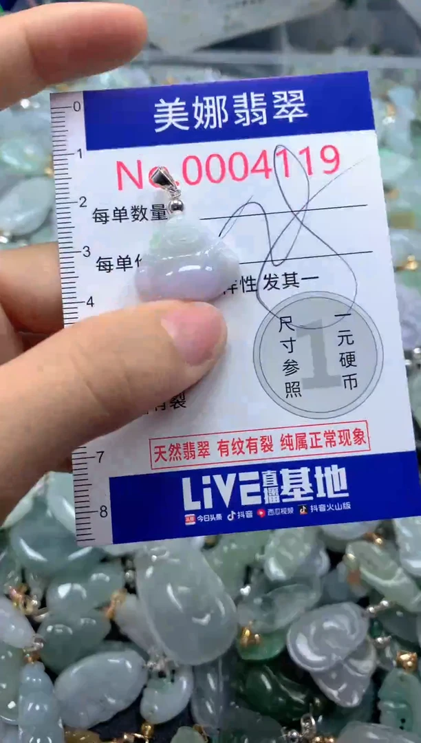 颈饰未镶嵌翡翠4119