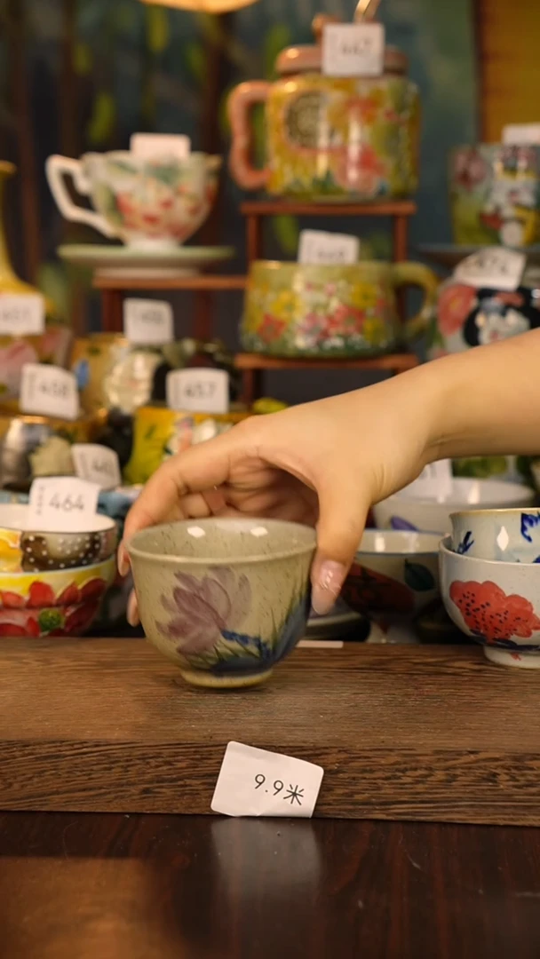 摆件泥垚手作 景德镇手工手绘器物
