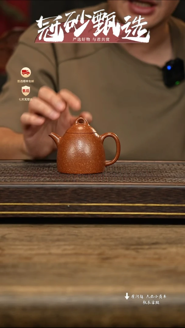 紫砂茶壶冠砂甄选42