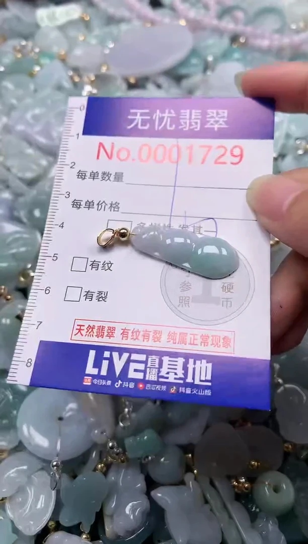 吊坠(不含链)未镶嵌翡翠1729