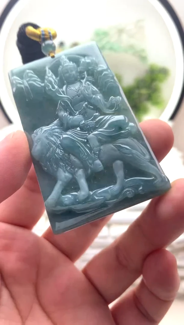 颈饰未镶嵌翡翠文殊