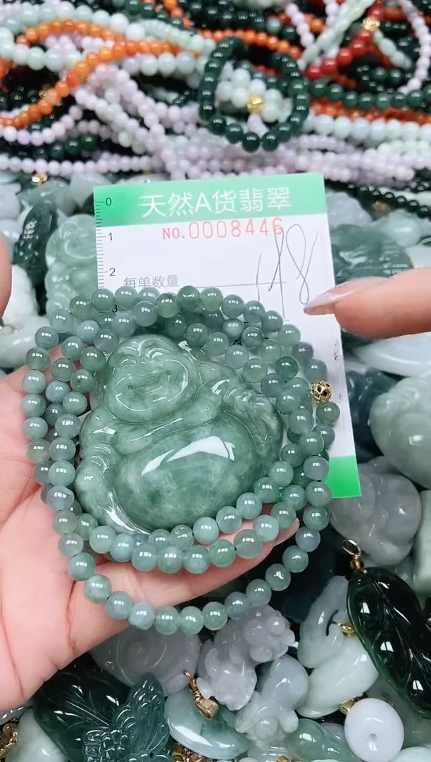 颈饰未镶嵌翡翠抓****1翡翠