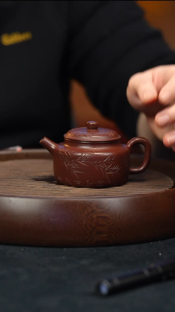 【闪购商品】紫砂茶壶紫泥 德钟壶 LL