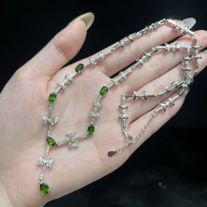 透辉石项链 透辉石项链