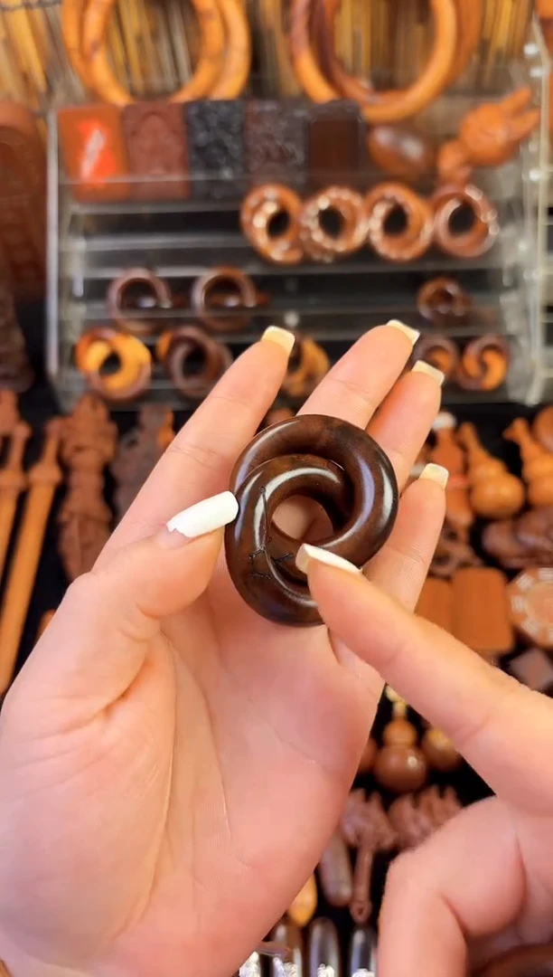 木木雕款雷枣木玉化乾坤圈2.0