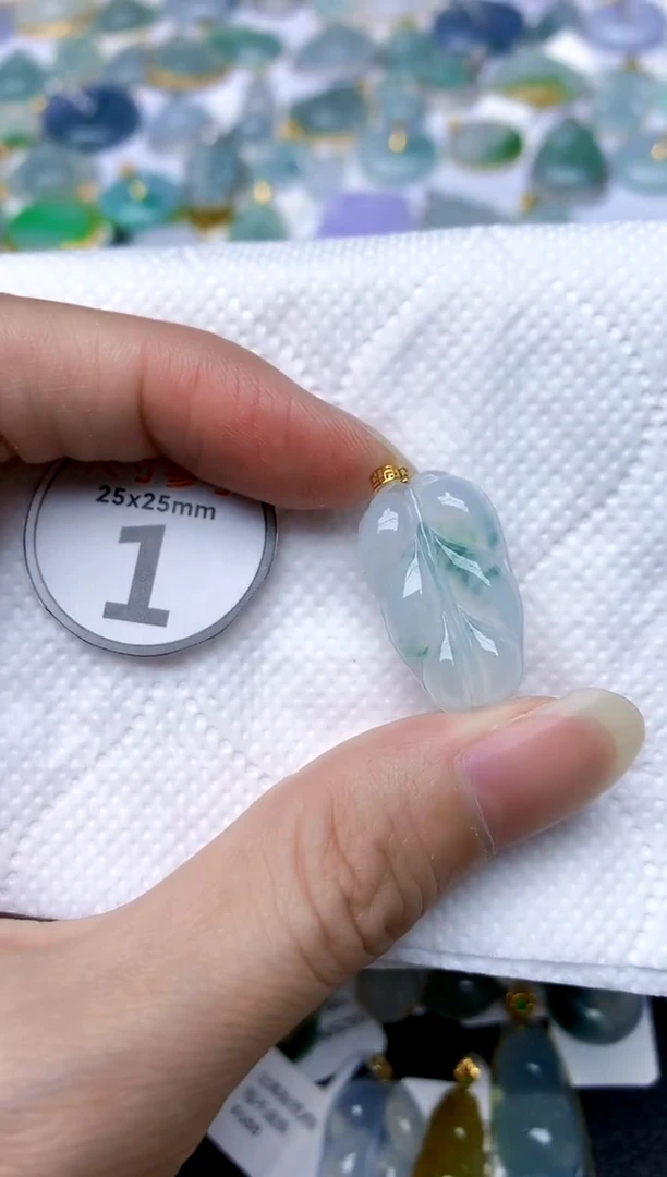 颈饰未镶嵌翡翠天然A货翡翠