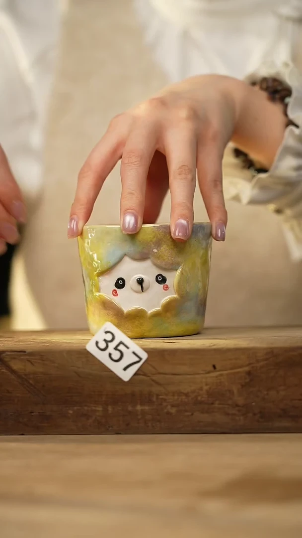 【闪购商品】瓷片手绘·杯/设计师 xudu 款