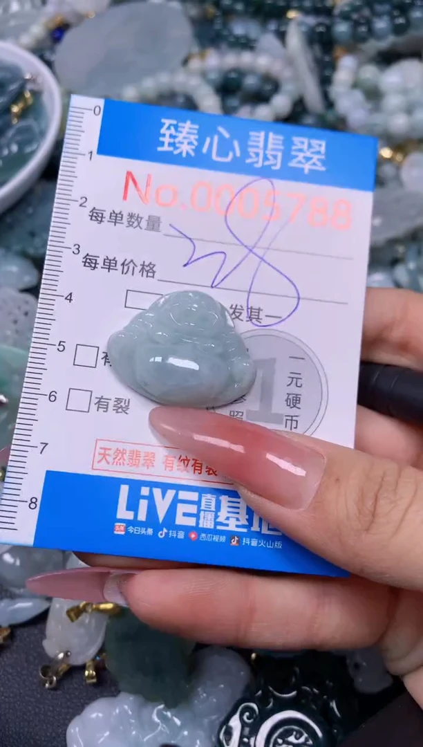 【闪购商品】翡翠颈饰未镶嵌含绳0005788