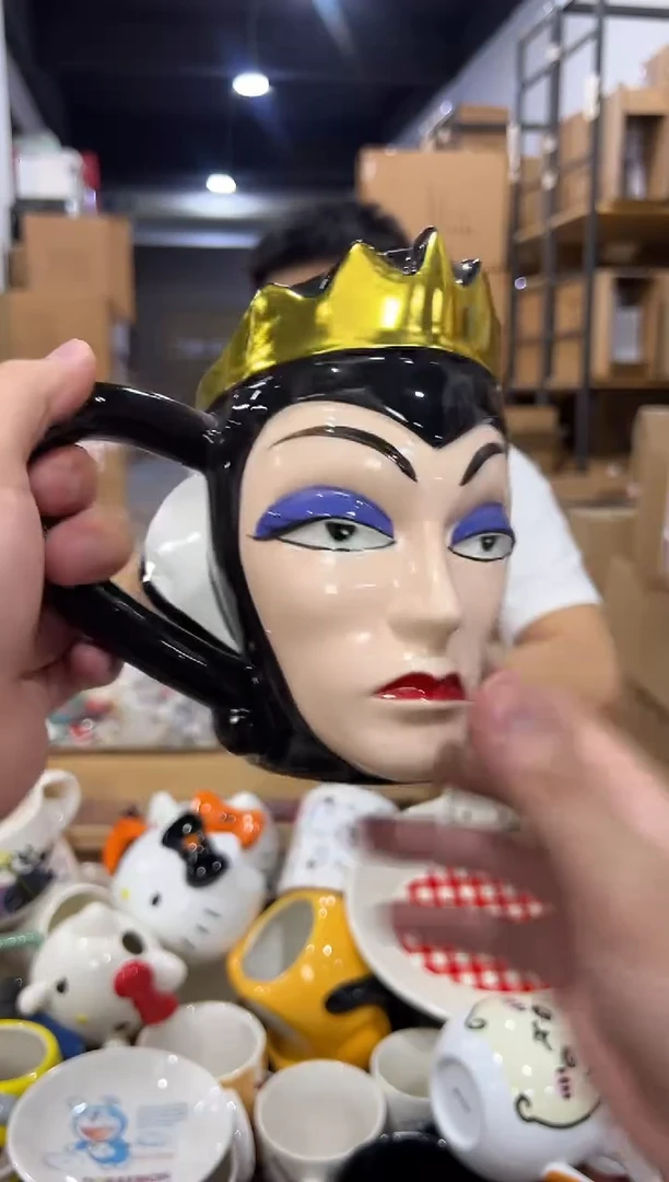 瓷片毒皇后头杯