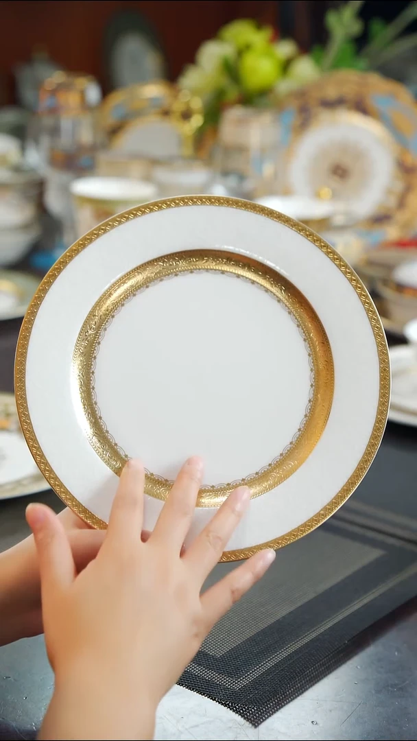 瓷片9英寸平盘 1个