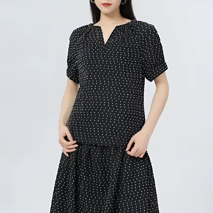 阿玛施AMASS 新款早春简约舒适衬衣松弛感百搭显瘦衬衫女装530036