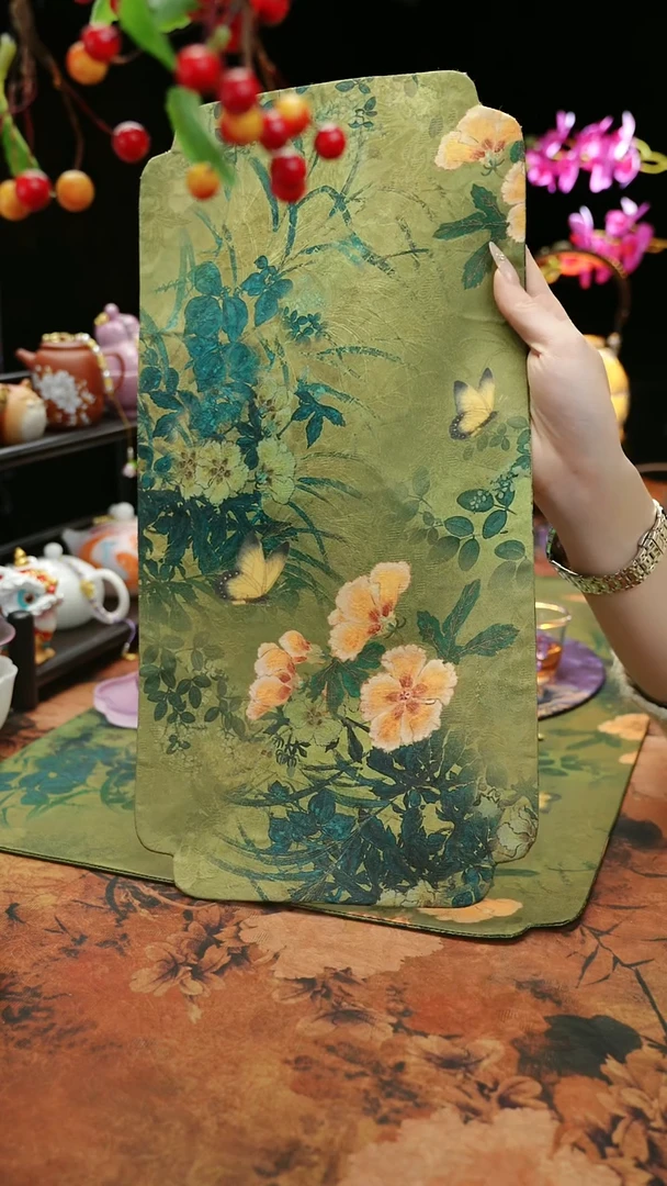 【闪购商品】40*20春颜缎面防水茶席