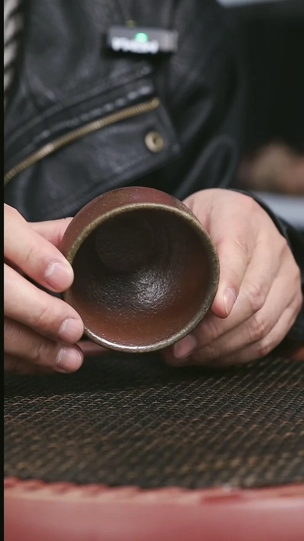 【闪购商品】紫砂柴烧撇口主人杯150CC
