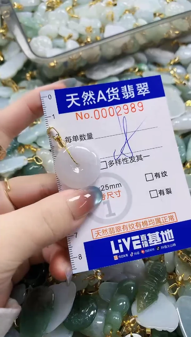 颈饰未镶嵌翡翠纯天然a货翡翠