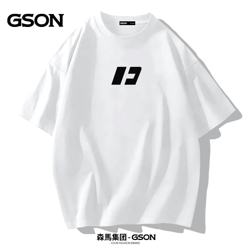 【没事来看看】GSON潮流纯棉宽松短袖新年款半袖-胸前IC-