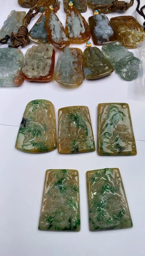 未镶嵌挂件翡翠C*J01