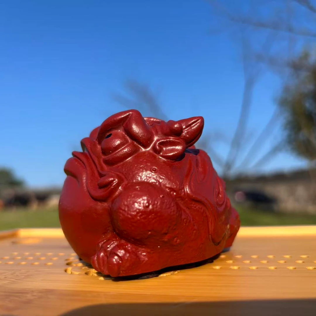 鸿运当头金蟾办公桌摆件  金蟾摆件 金蟾茶宠  蟾吉祥物  蟾摆件