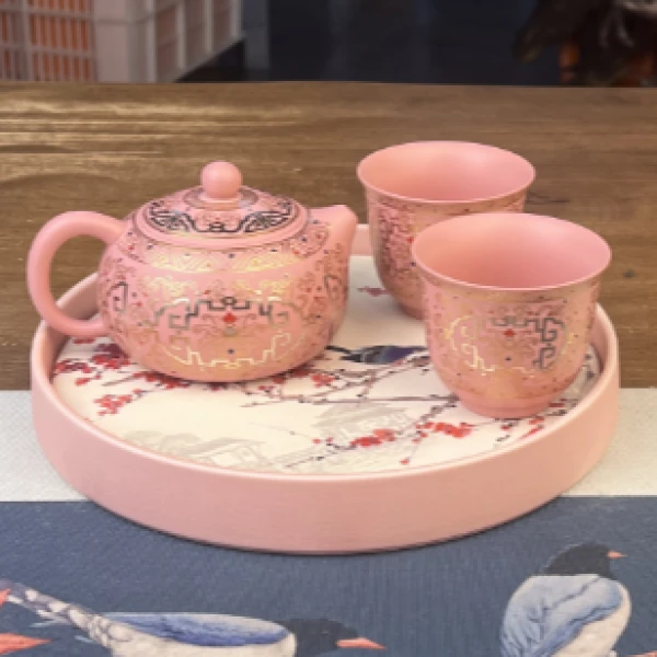 ZH1857-叶林强粉西施一壶两杯带茶盘