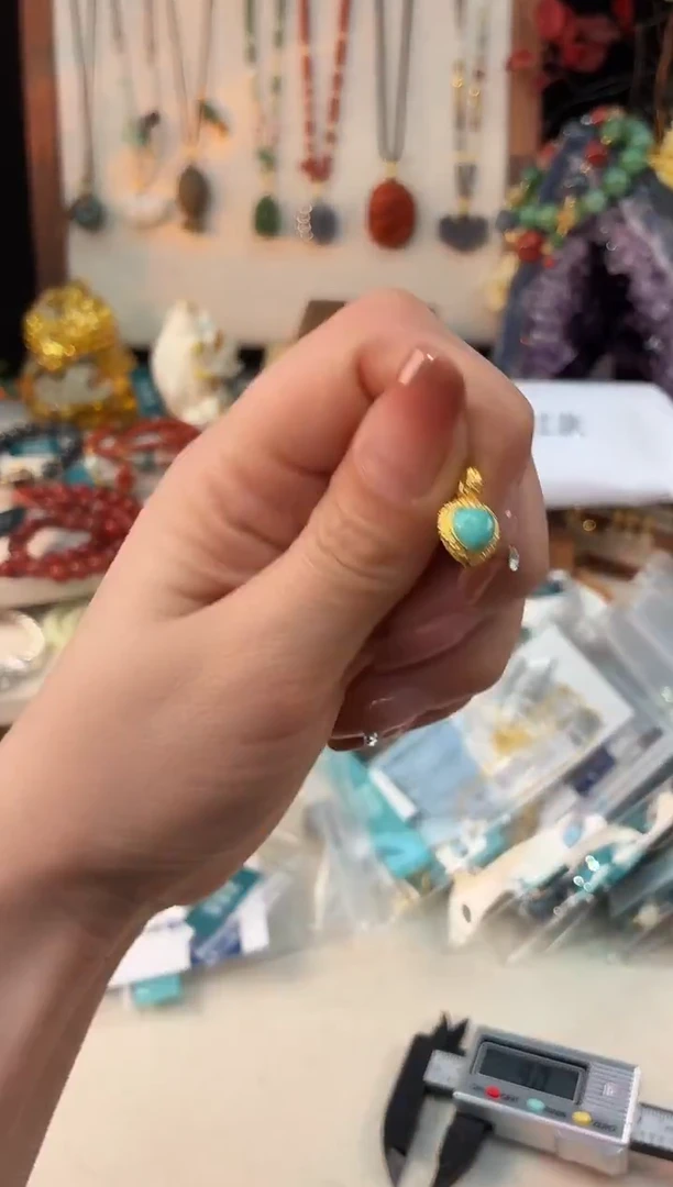 未镶嵌绿松石吊坠@@D921L017807