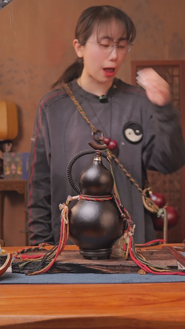 1884号链接精品大漆葫芦现货现发[一物一拍]