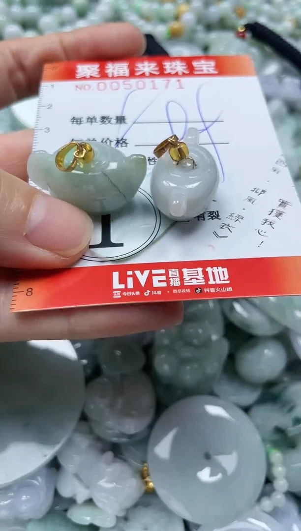 【闪购商品】翡翠吊坠(不含链)未镶嵌闪购0050171多样性发其一