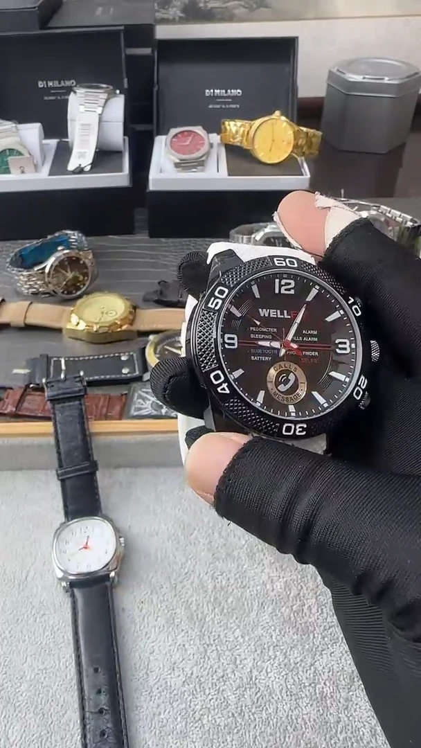 石英机芯-光能机芯金属钢国产男士腕表