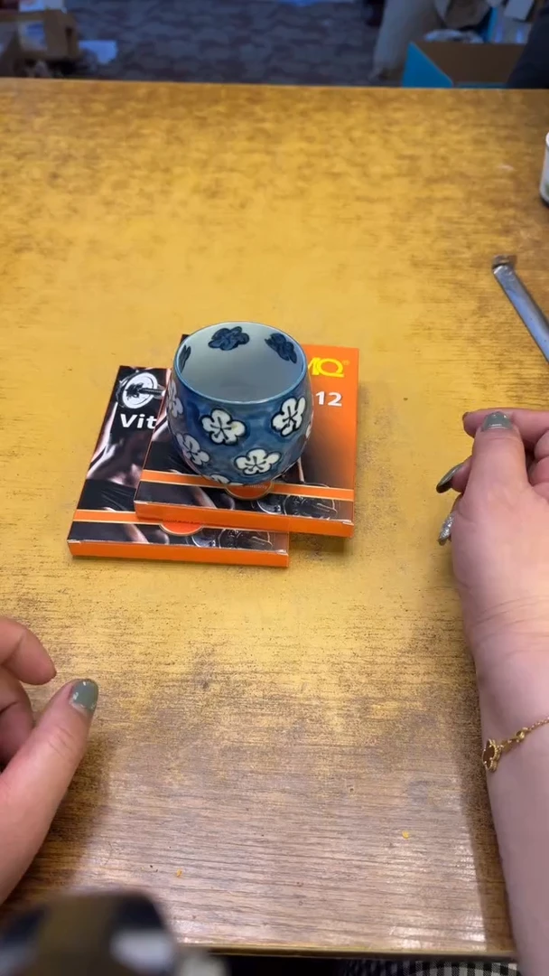 瓷器瓷器瑕疵老破旧64俩贴碗