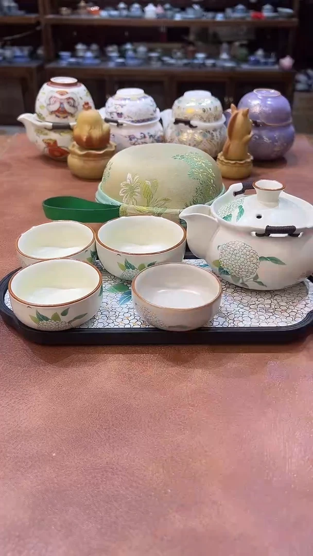 真的很便宜会开片的旅行茶具