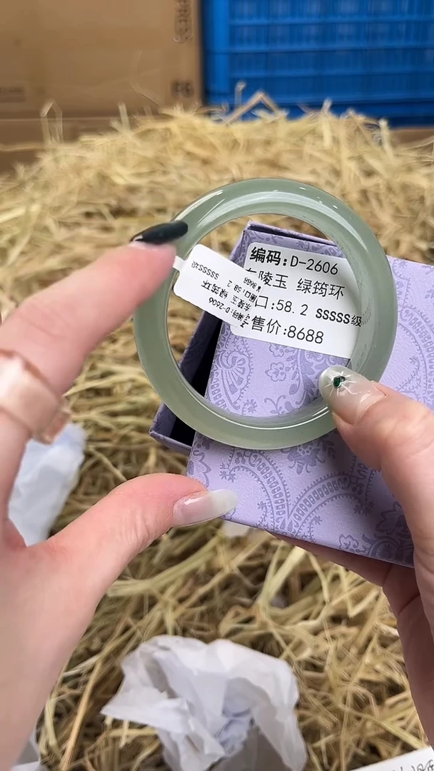 未镶嵌手镯石英质玉D-2606