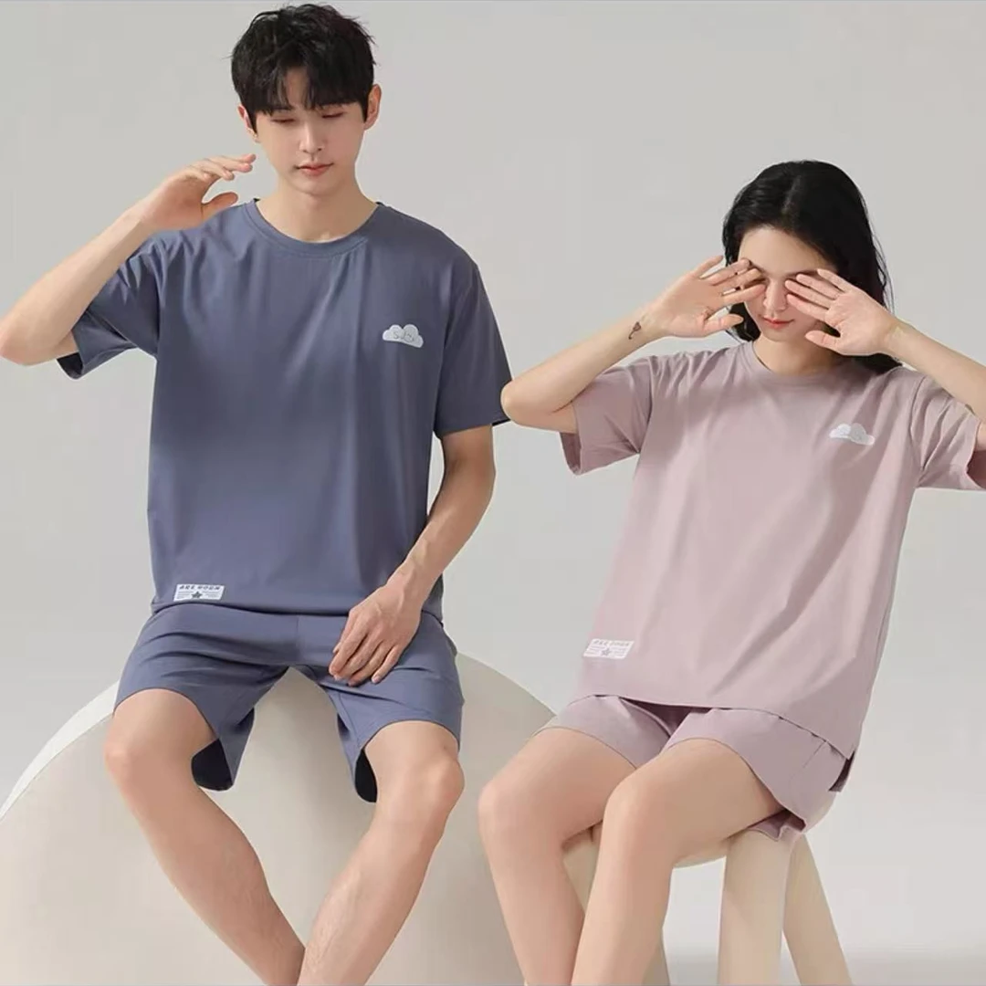 （断码特价）短袖或者长袖家居服断码男女套装睡衣甜美春夏季