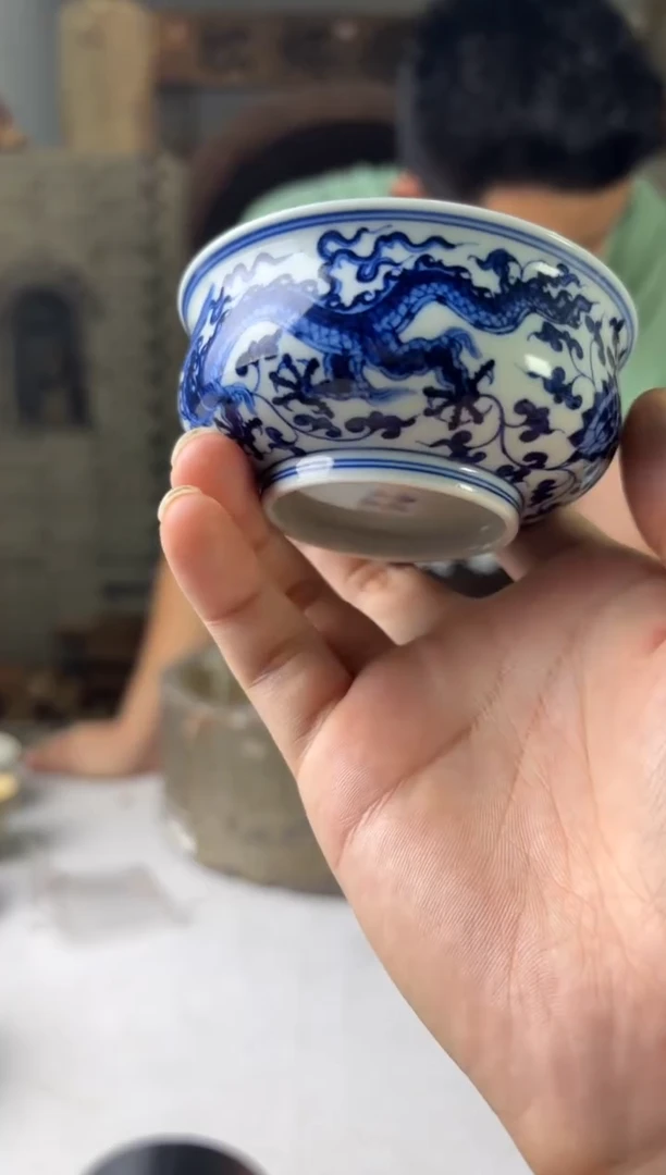 杯子景德镇陶瓷手工手绘001