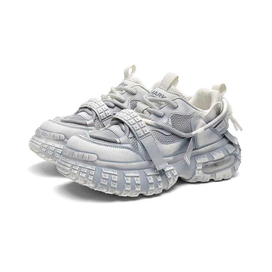 马克华菲无痕增高老爹鞋男夏季超轻透气运动鞋开车男鞋百搭旅游鞋