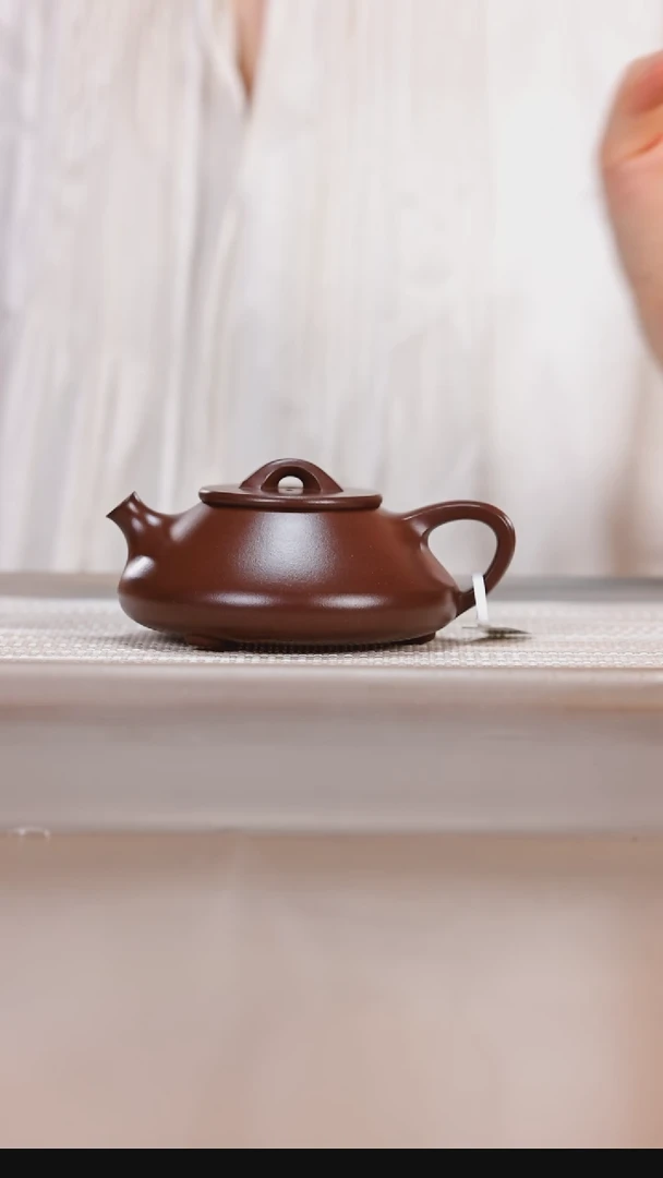 茶壶紫砂茶壶 chw 紫泥 鱼嘴石瓢180cc