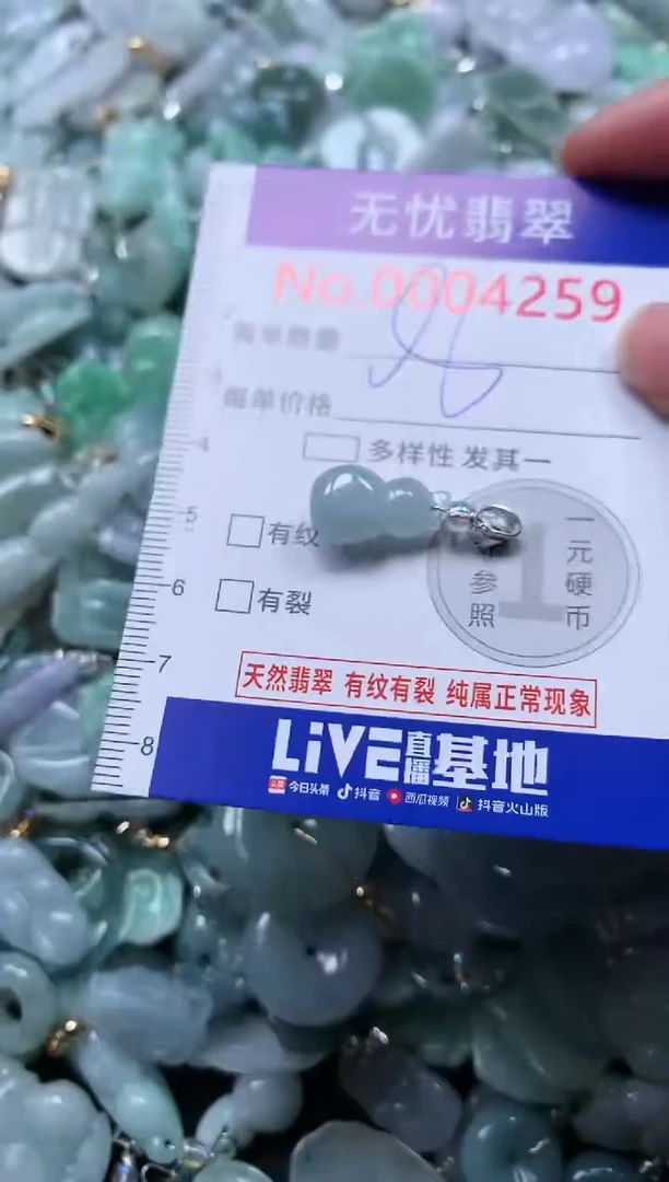 颈饰未镶嵌翡翠4259