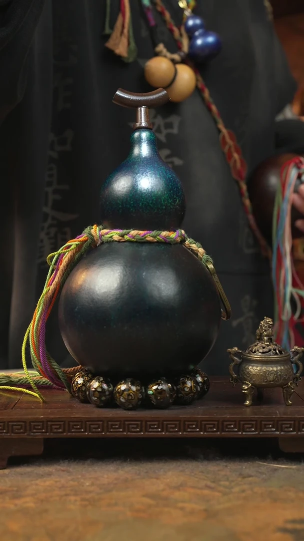 128大漆一物一拍记葫堂出品【不带手串】