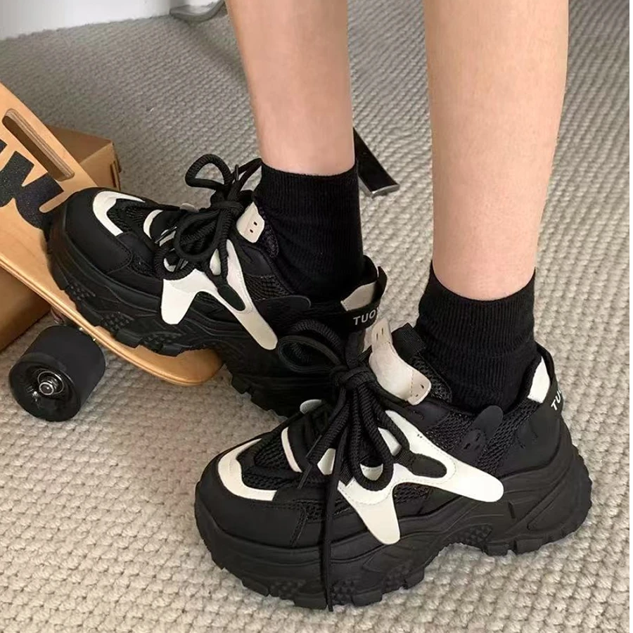 1138#撞色老爹休闲鞋