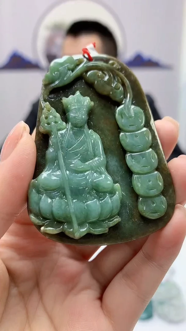 【闪购商品】定制翡翠未镶嵌4812ms-毛货人物152