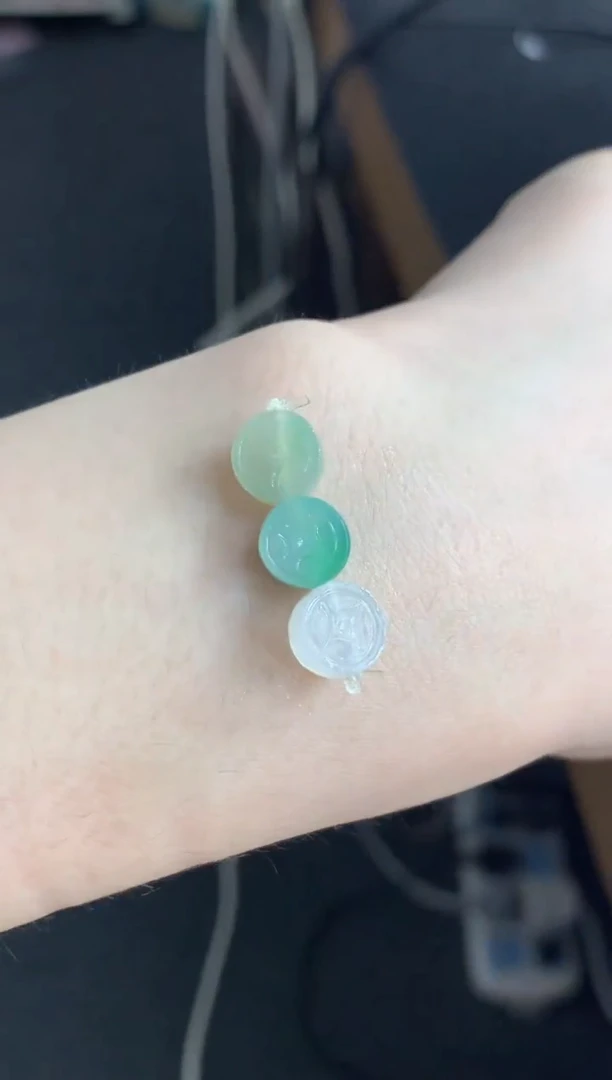 定制翡翠未镶嵌铜钱