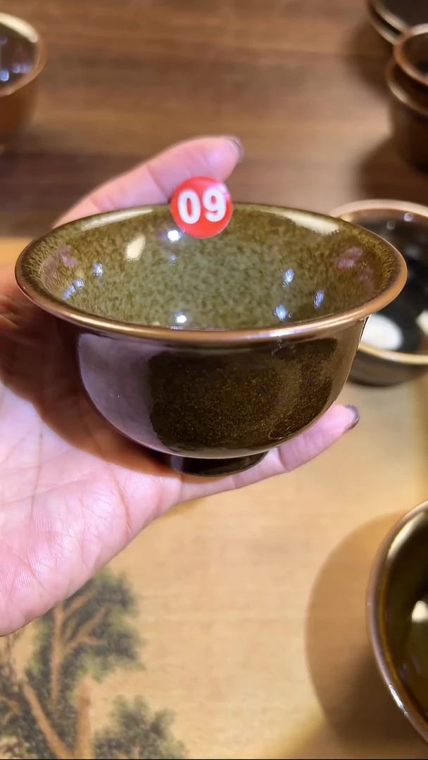 特色窑变色的主人杯