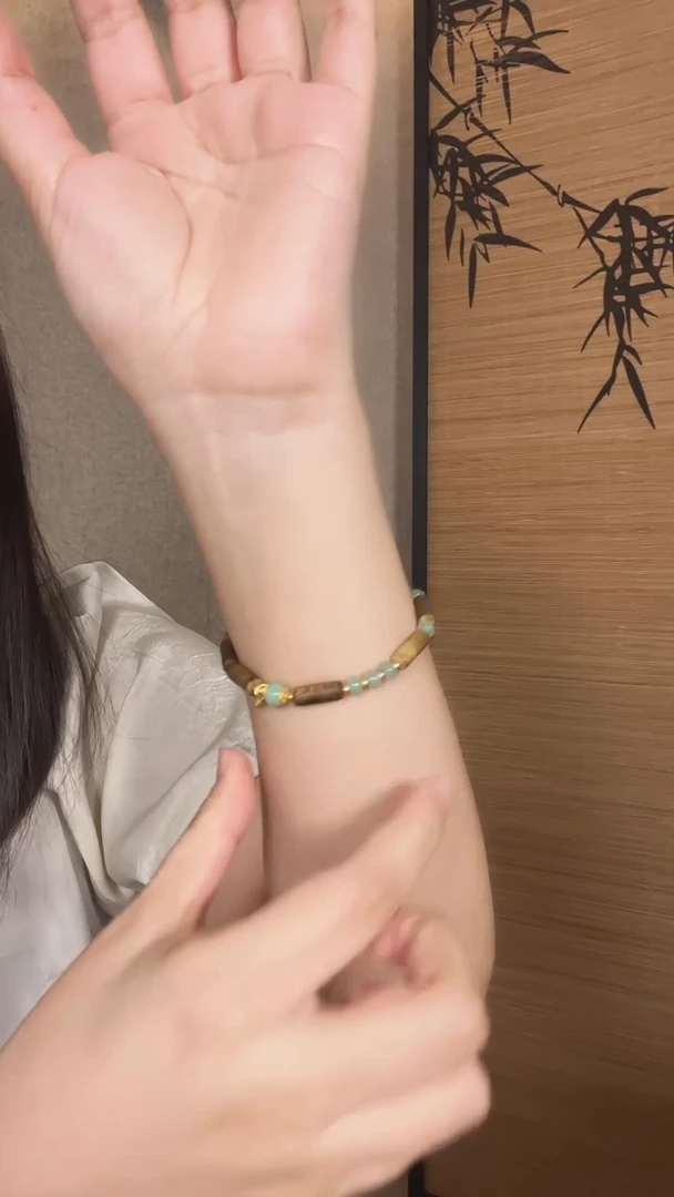 【闪购商品】沉香手串海南沉香桶珠单圈多样性发1