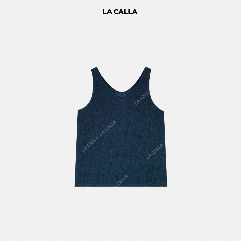LA CALLA醋酸针织背心YY-M-5205