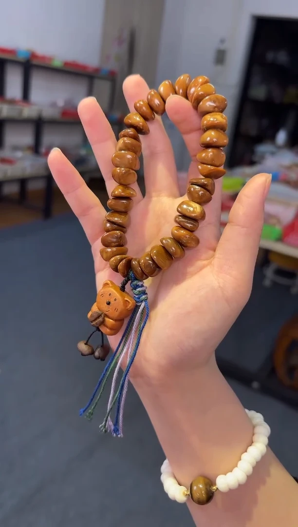 吊坠菩提根/象牙果 库克随形【巧克力豆】