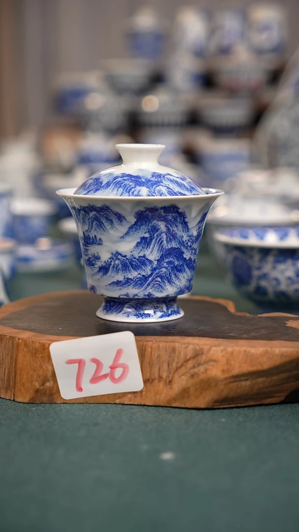 摆件瓷726全手工手绘茶器