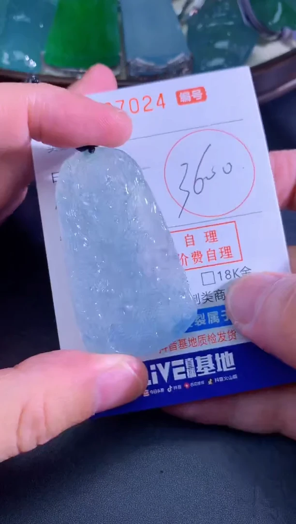 颈饰未镶嵌翡翠天然A货翡翠