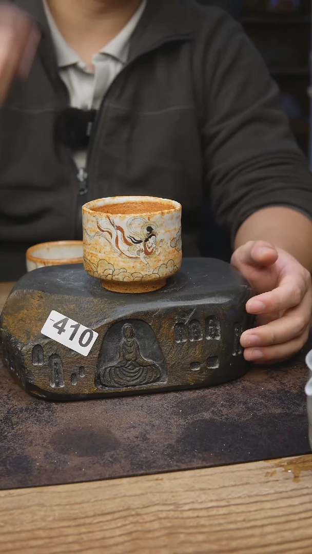 甘石陶艺志野手绘410