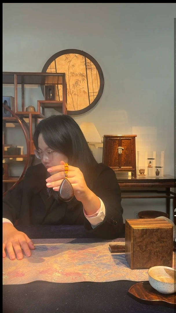 金丝楠阴沉木水滴纹牌子